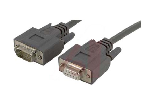 00012-51086 Cable, Serial, DB9F-DB9M, 10F, 300V, RoHS