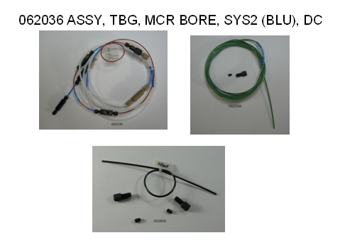 062036 DC Microbore Tubing Kit for Second Channel