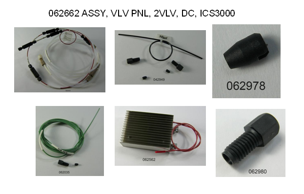 062662 ICS-3000 DC Valve Panel, Microbore, 2 Valve