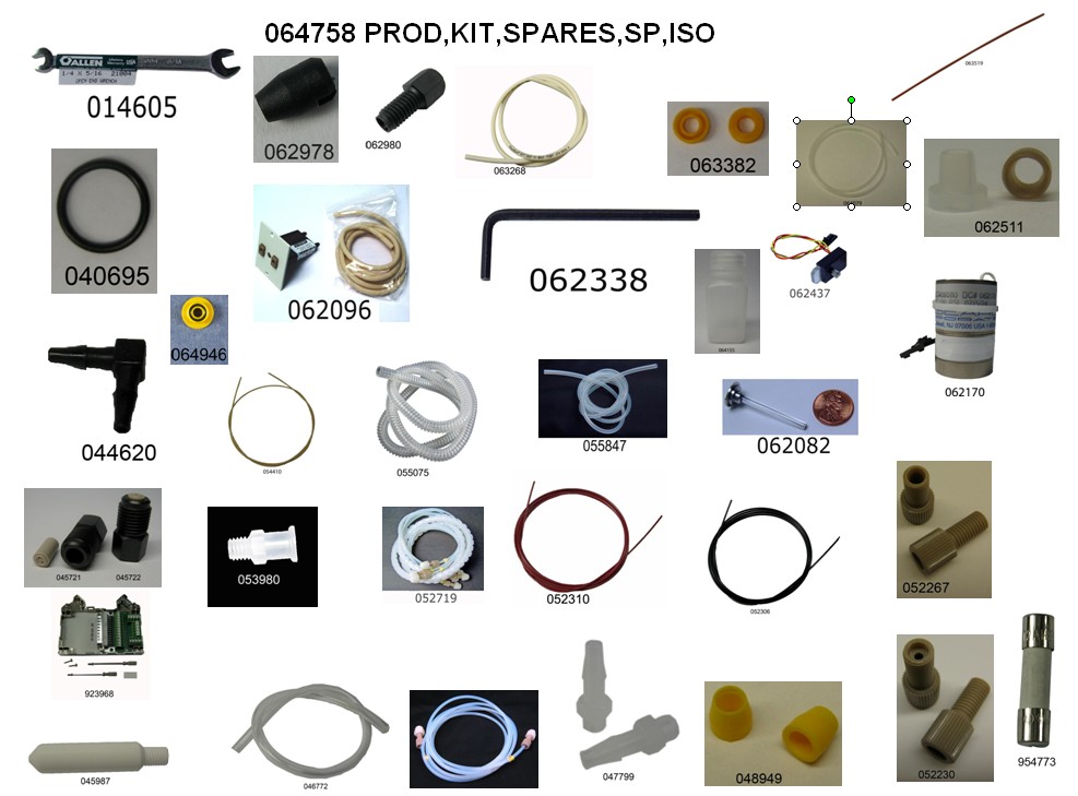 064758 ICS-3000 Isocrtic Pump Spare Parts Kit (Single Pump Only)