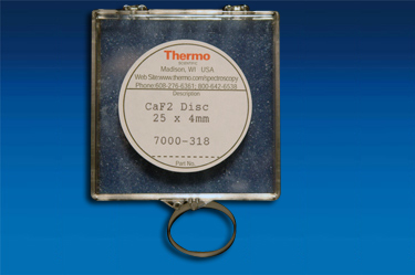 7000-318 CaF2 Disc 25 x 4mm